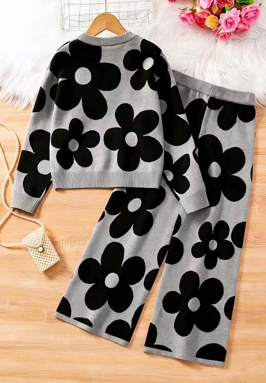 Black Blossom Kids Set