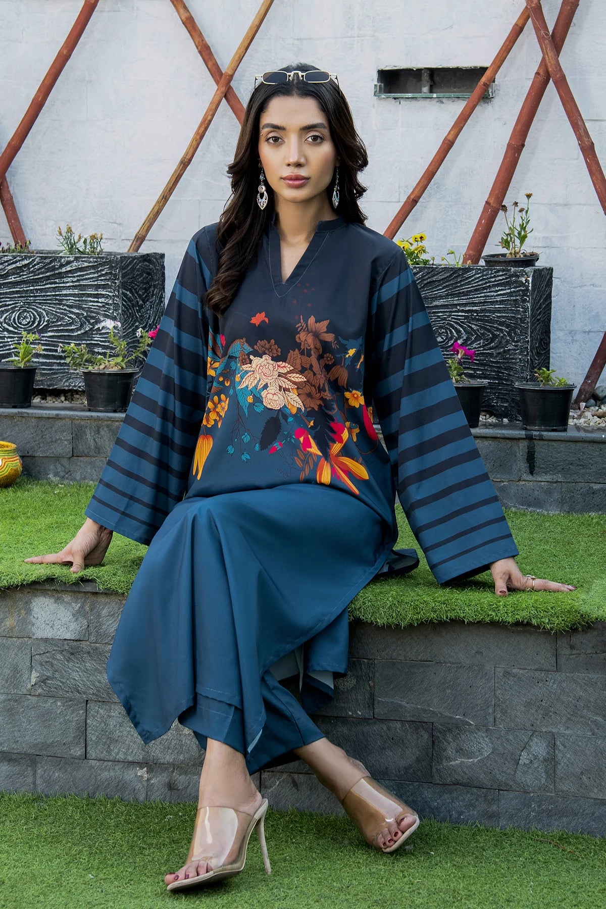 Blue Blossom Luxe 2-Piece