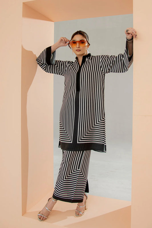 Printed Crepe Co-ord Set