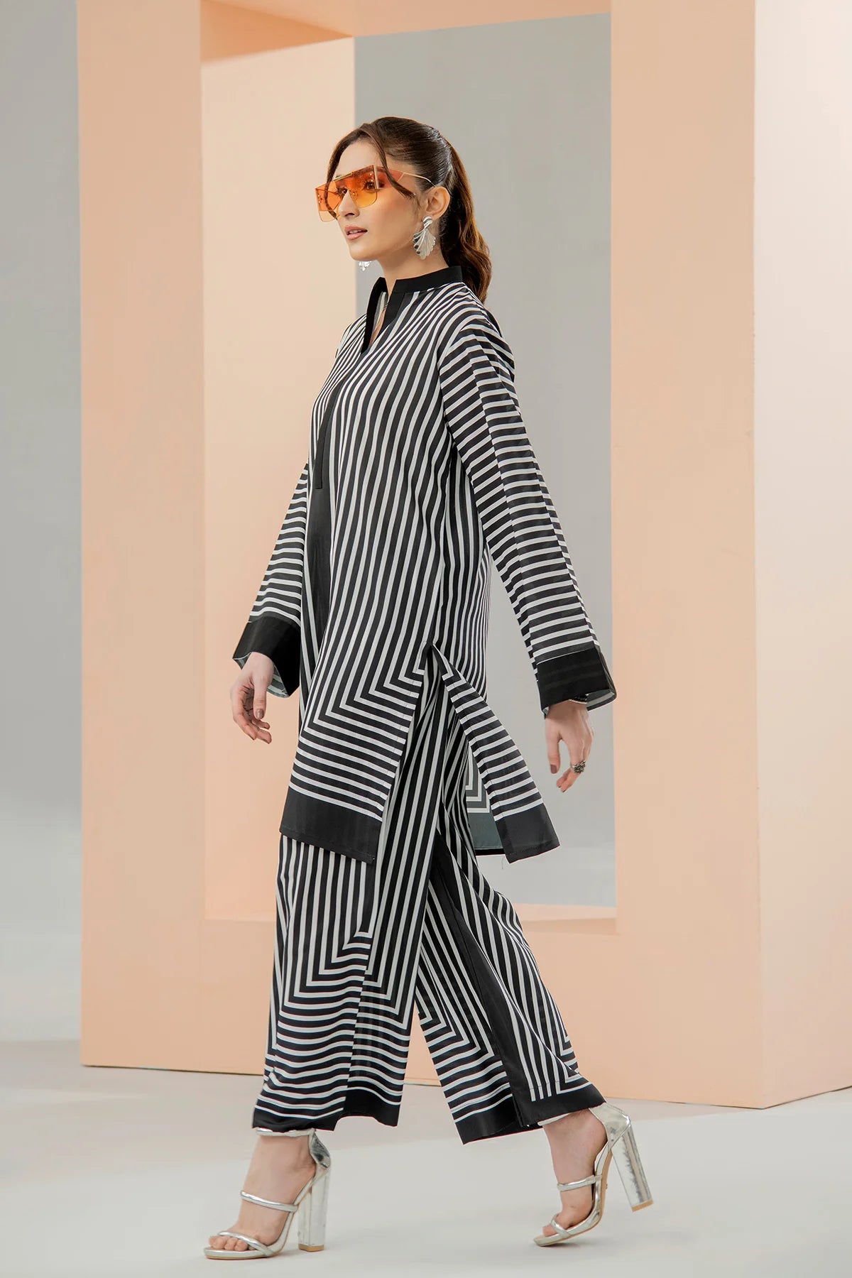 Printed Crepe Co-ord Set