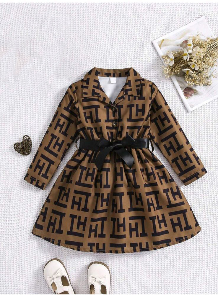 Brown Charm Frock