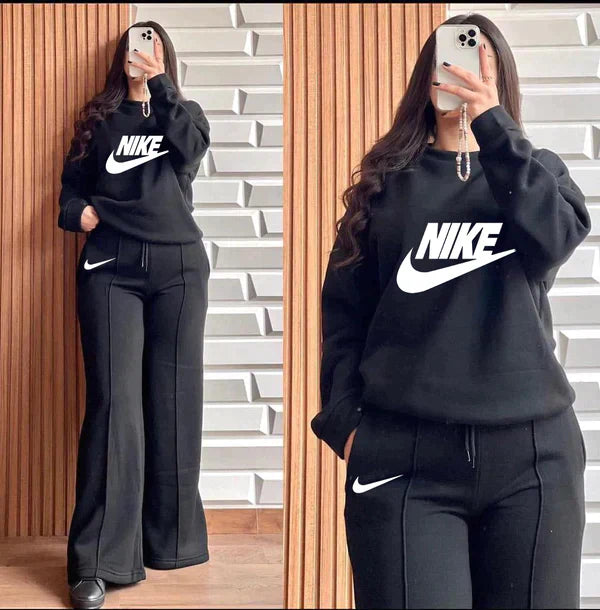 Flux Fashion NIKE Printed 2 Pcs Winter Outfit