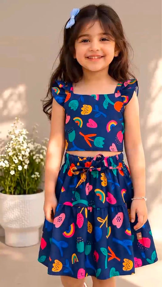 Rainbow Bloom Skirt