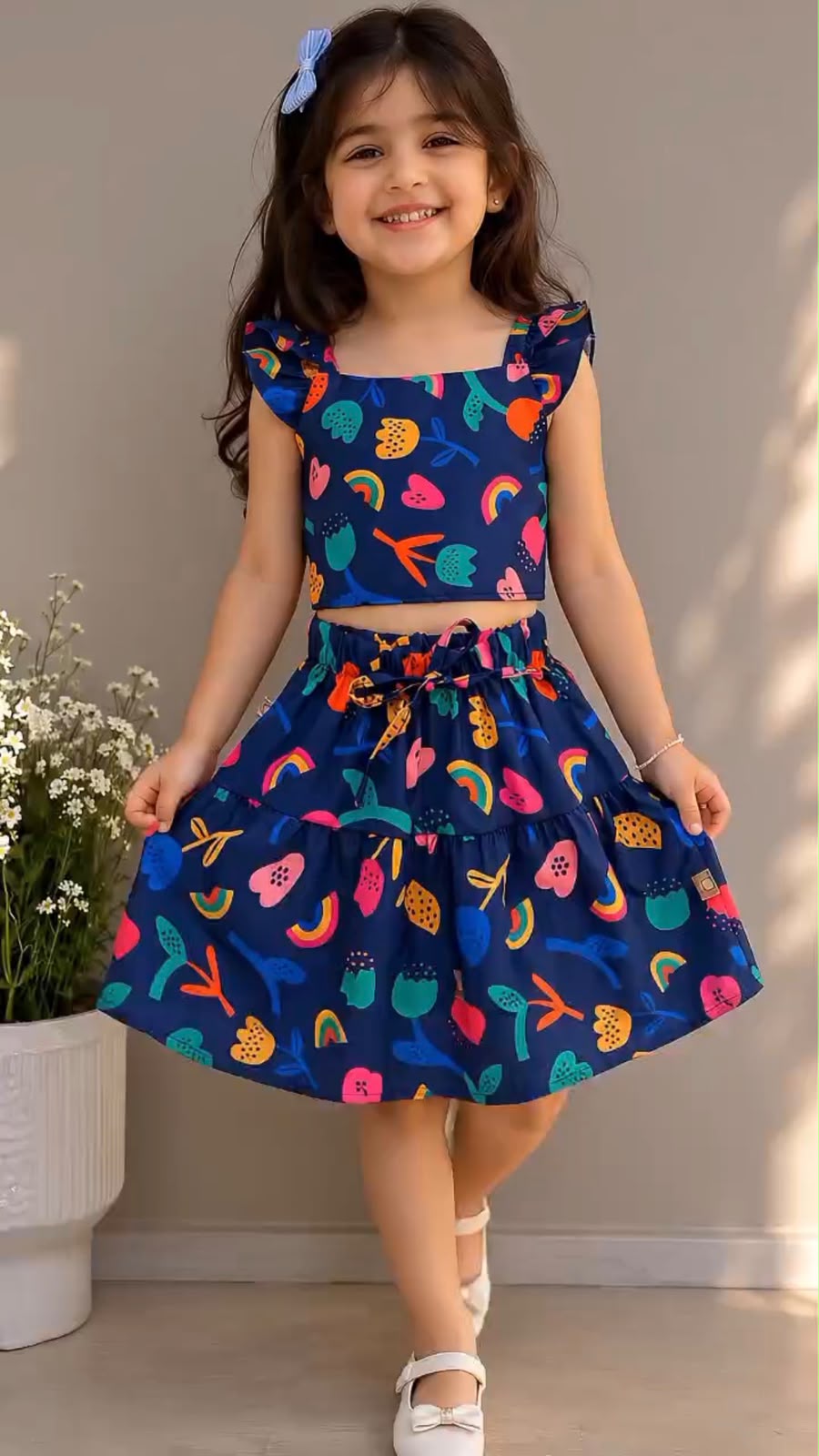 Rainbow Bloom Skirt