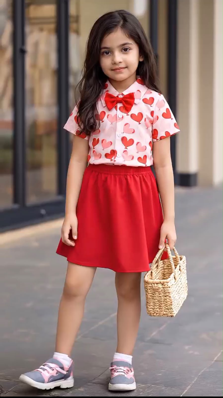 Cupid Hearts Girls Outfit