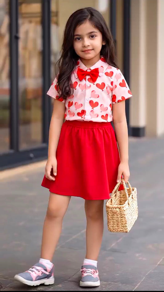 Cupid Hearts Girls Outfit