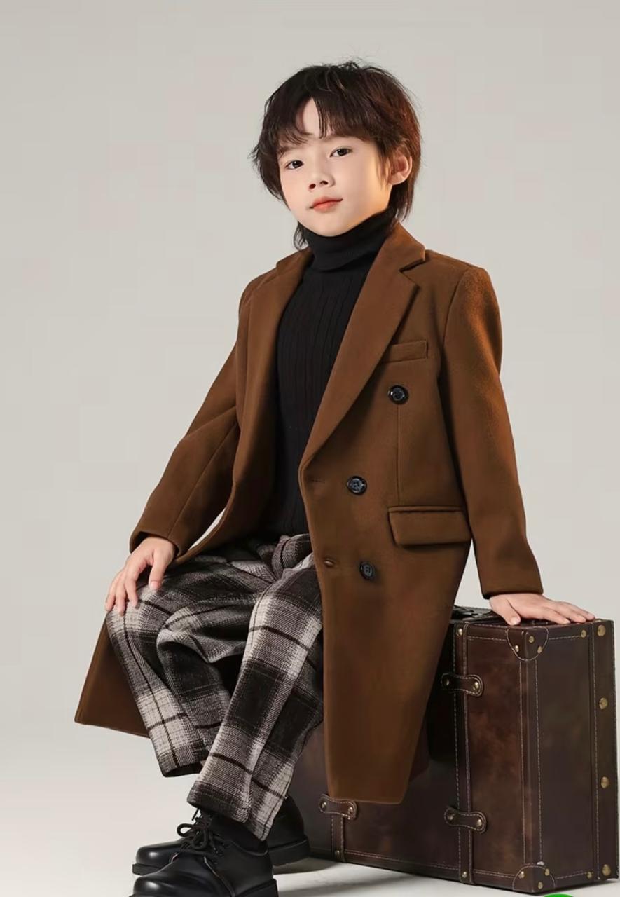Vintage Brown Trench Coat