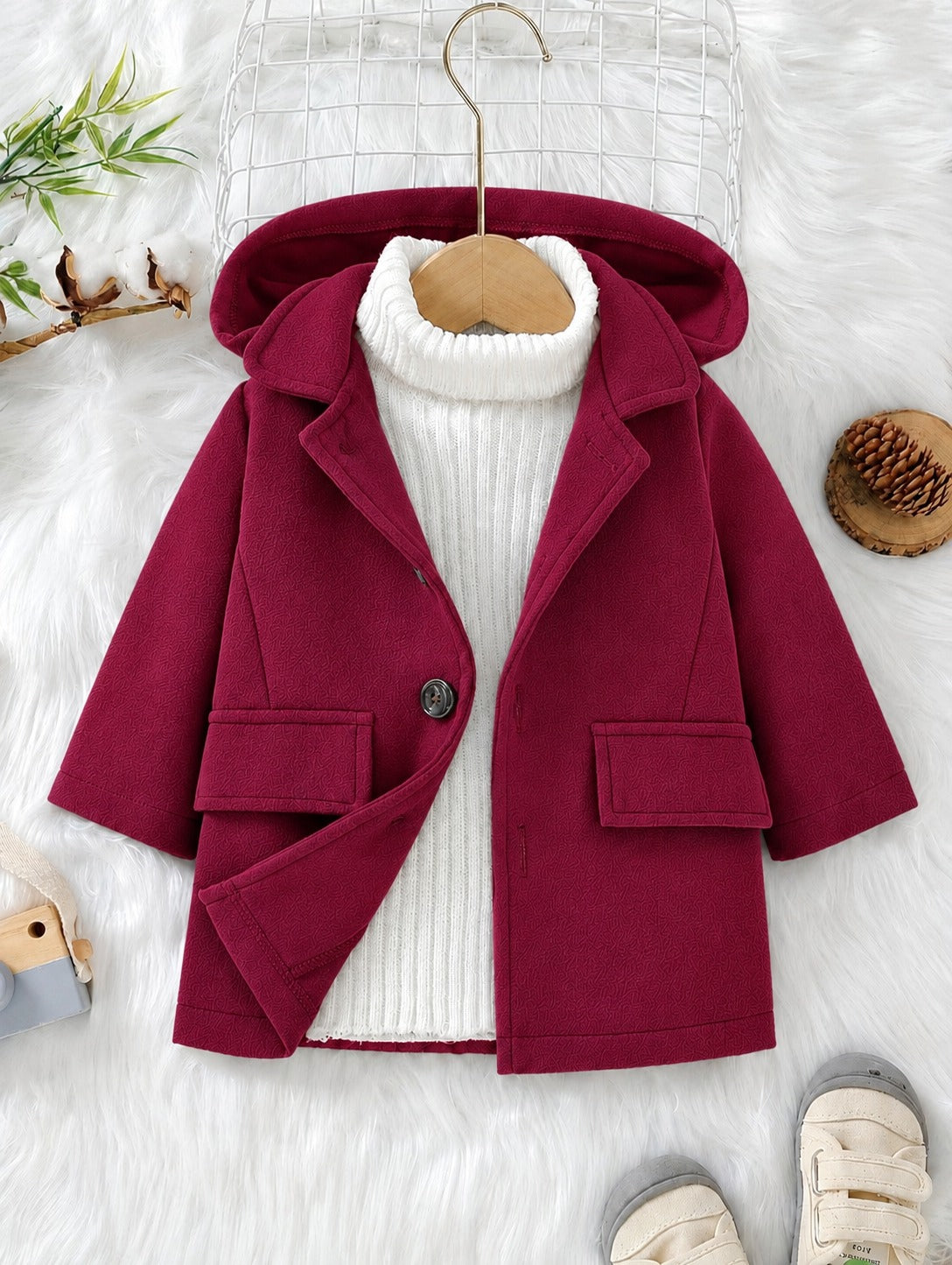 Elegant Hooded Coat