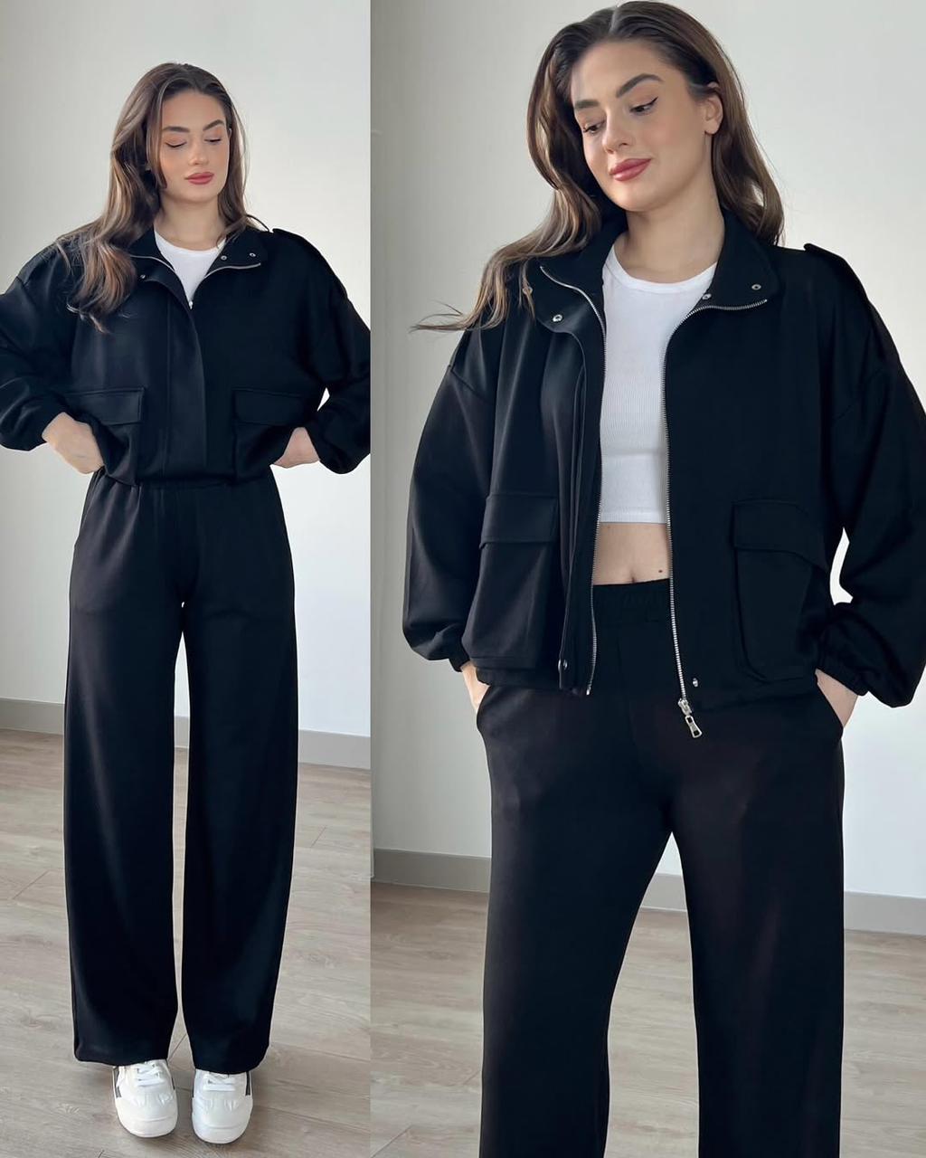Classic Zipper Tracksuit Set
