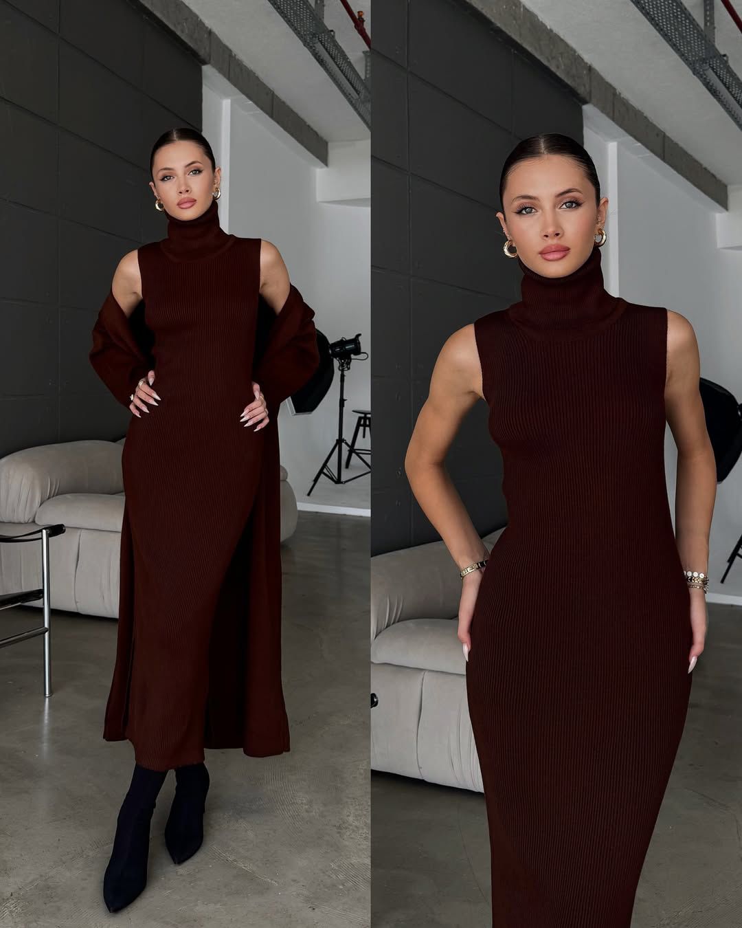 2 Pcs Bodycon & Gown