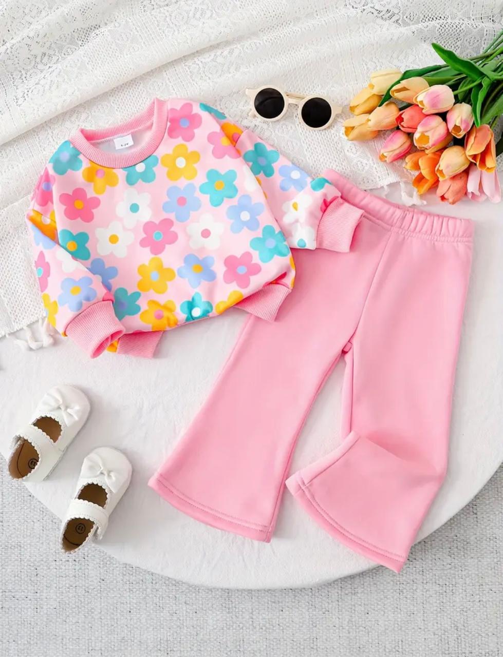 Candy Bloom Sweatshirt & Trouser