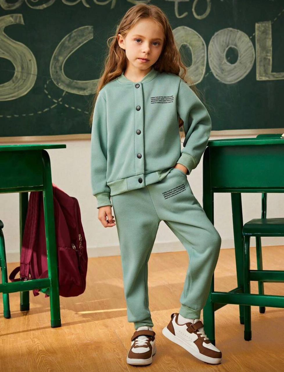 Green Glow Kids Tracksuit