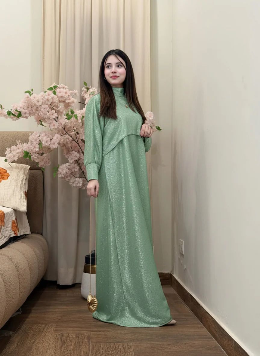 Moonlight Shimmer Cape & Maxi Set