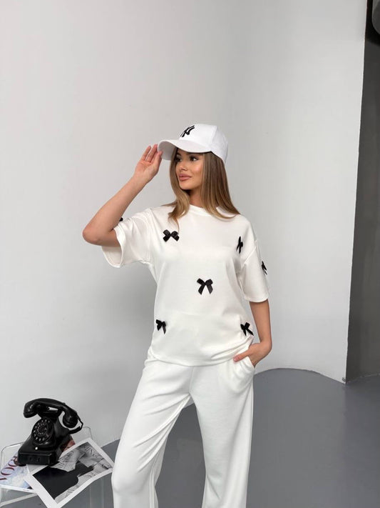 Noir Bow Co-Ord Set