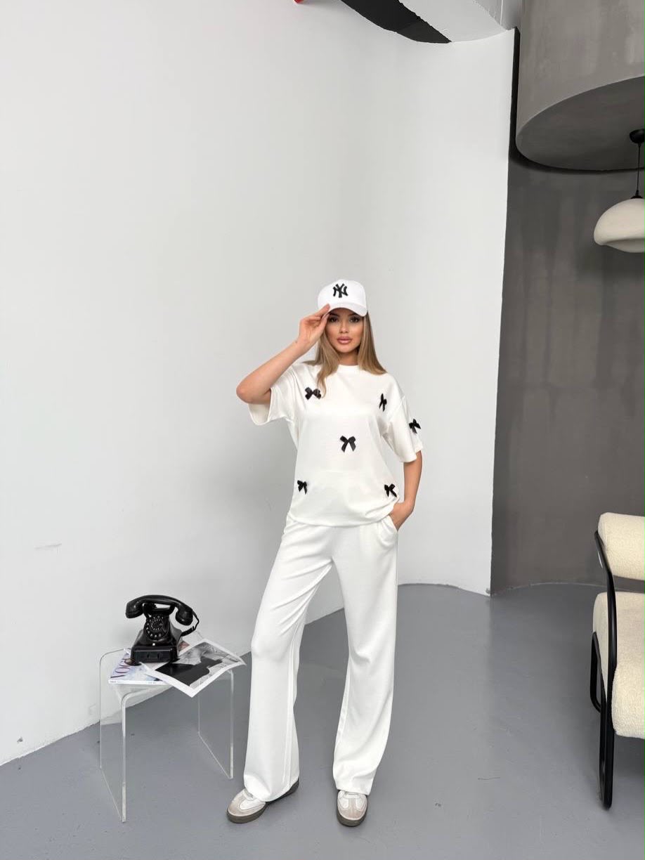Noir Bow Co-Ord Set