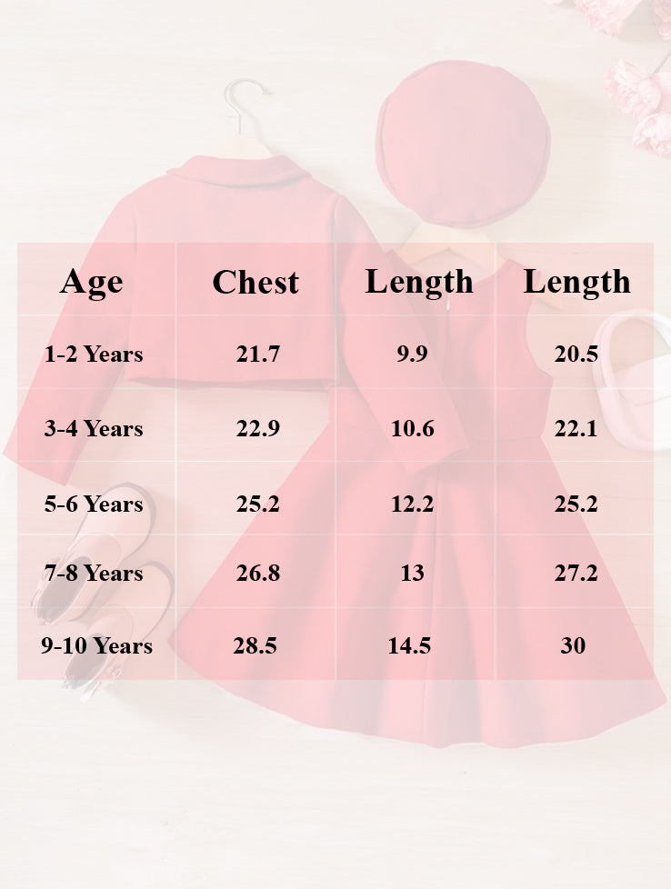 Little Grace 2Pcs Set - Red